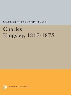 cover image of Charles Kingsley, 1819-1875